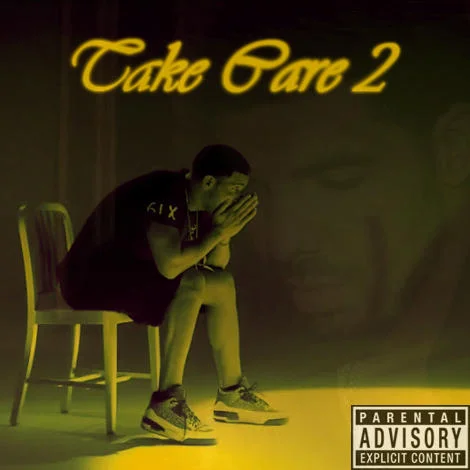 A Drake 'Take Care 2' parody album cover circulated as a reaction to his cameo in the Anaconda music video.