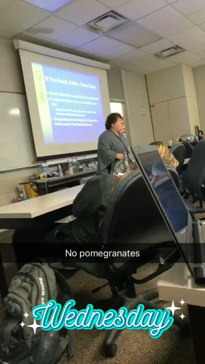 No Pomegranates