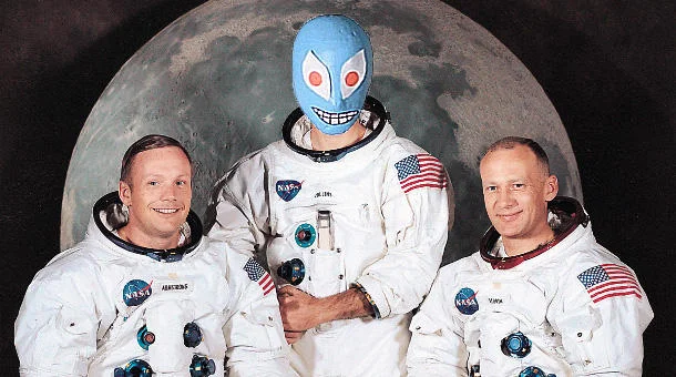 Non-Specific Action Figure inserted into Apollo 11.