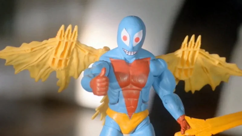 Non-Specific Action Figure toy with accessories.