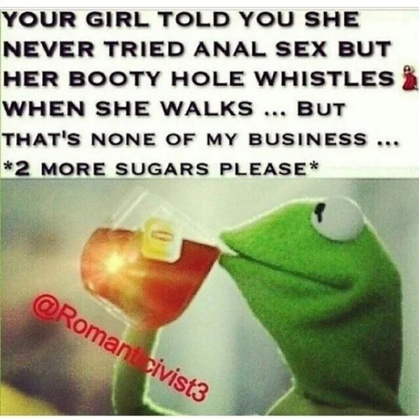 Social commentary variation of Kermit meme.