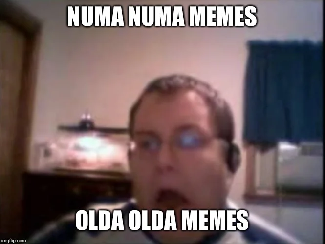 Comparison of Numa Numa meme eras.