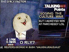 O RLY political commentary media satire.