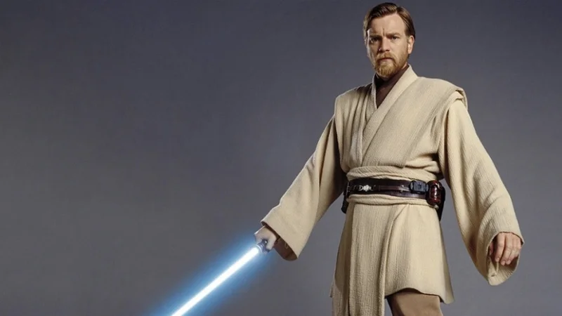 Ewan McGregor as Obi-Wan Kenobi in the Star Wars prequel trilogy, the Jedi Master whose lines and expressions have inspired a wide range of internet memes.