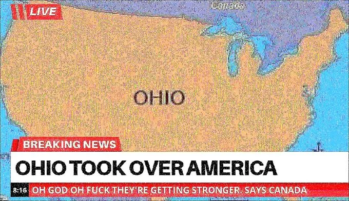 Ohio took over America breaking news meme.