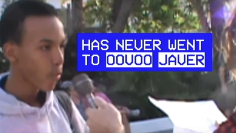 Iconic Oovoo Javer Vine moment screenshot.