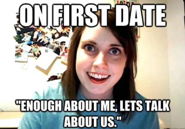 Making uncomfortable impressions on date one.