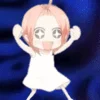 The iconic dance pose that defines the meme.