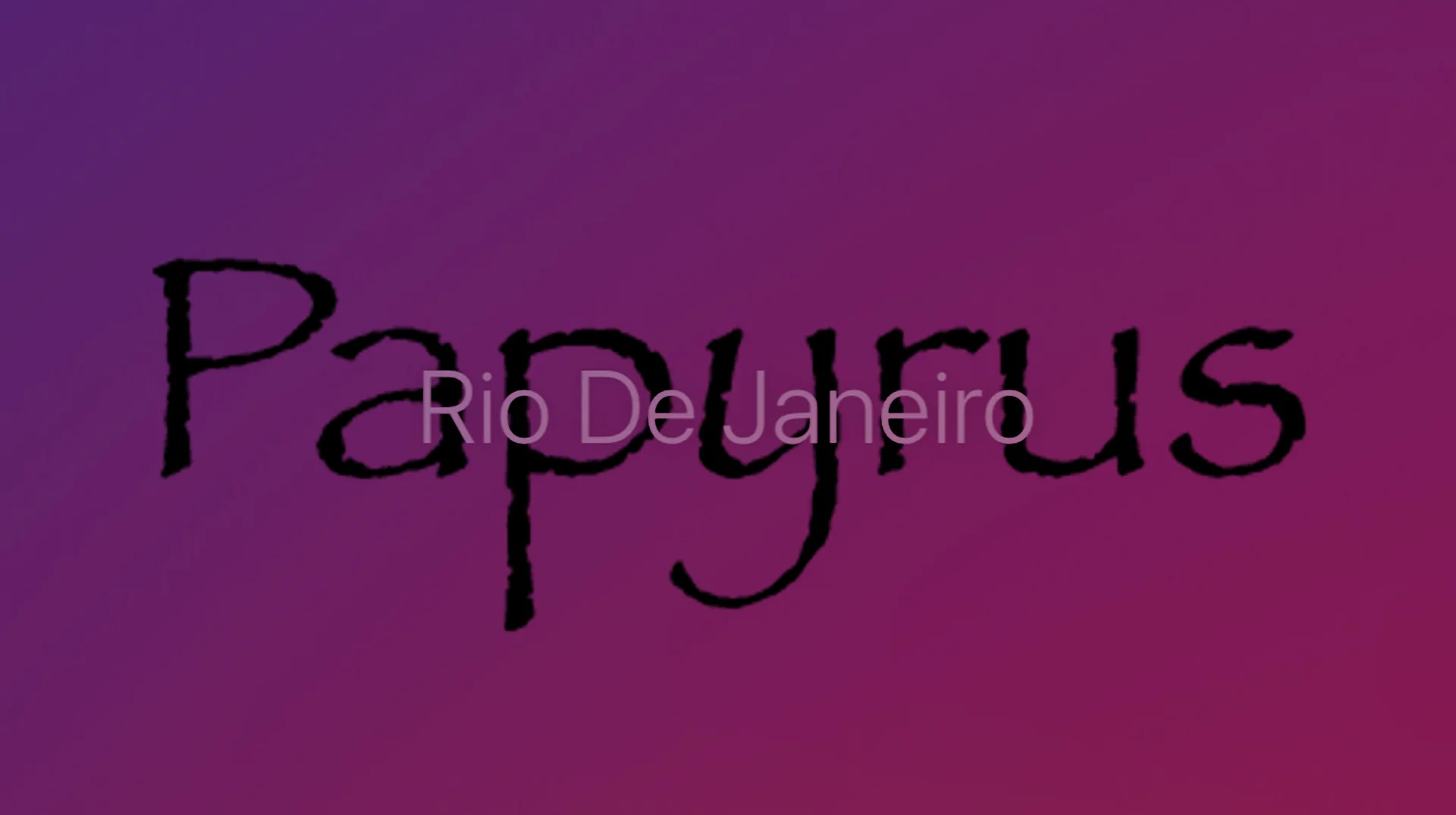 The original Papyrus Irony image featuring the iconic font against a gradient background.