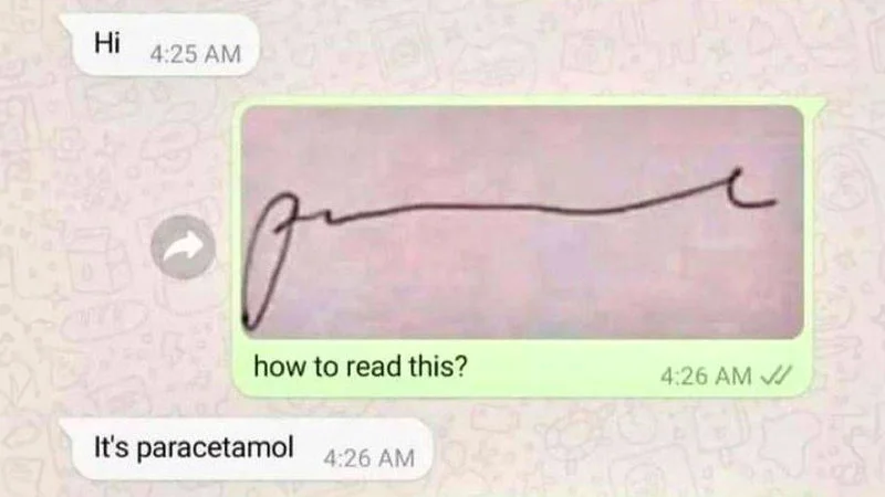 The quintessential Paracetamol meme format.