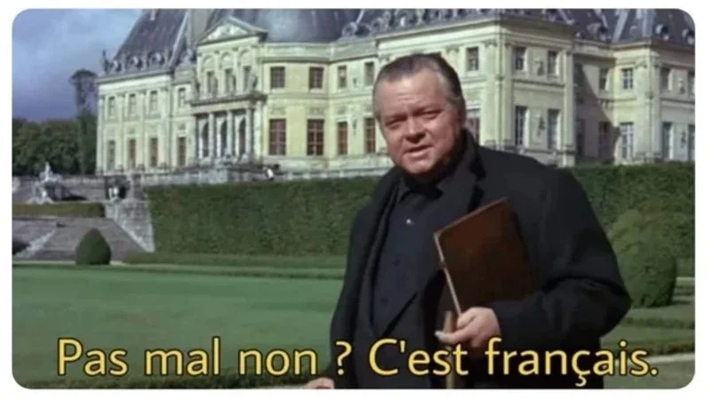 The iconic source image from the French cult film.