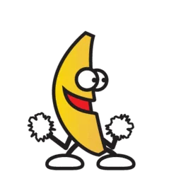 The definitive dancing banana from early internet.