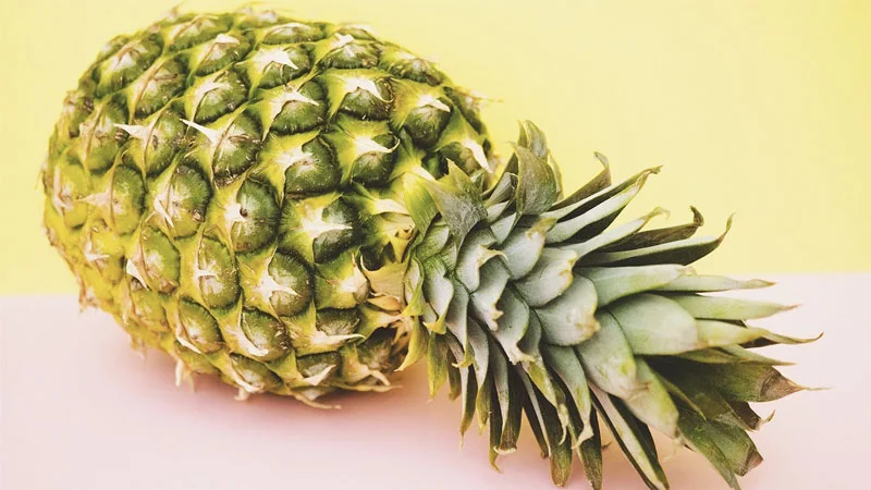 A stock-style photograph of a whole pineapple, used as the entry icon for the peel-and-eat pineapple videos trend.