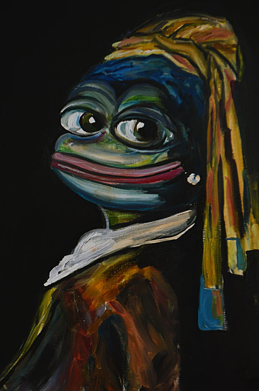 Old Master technique applied to Pepe.