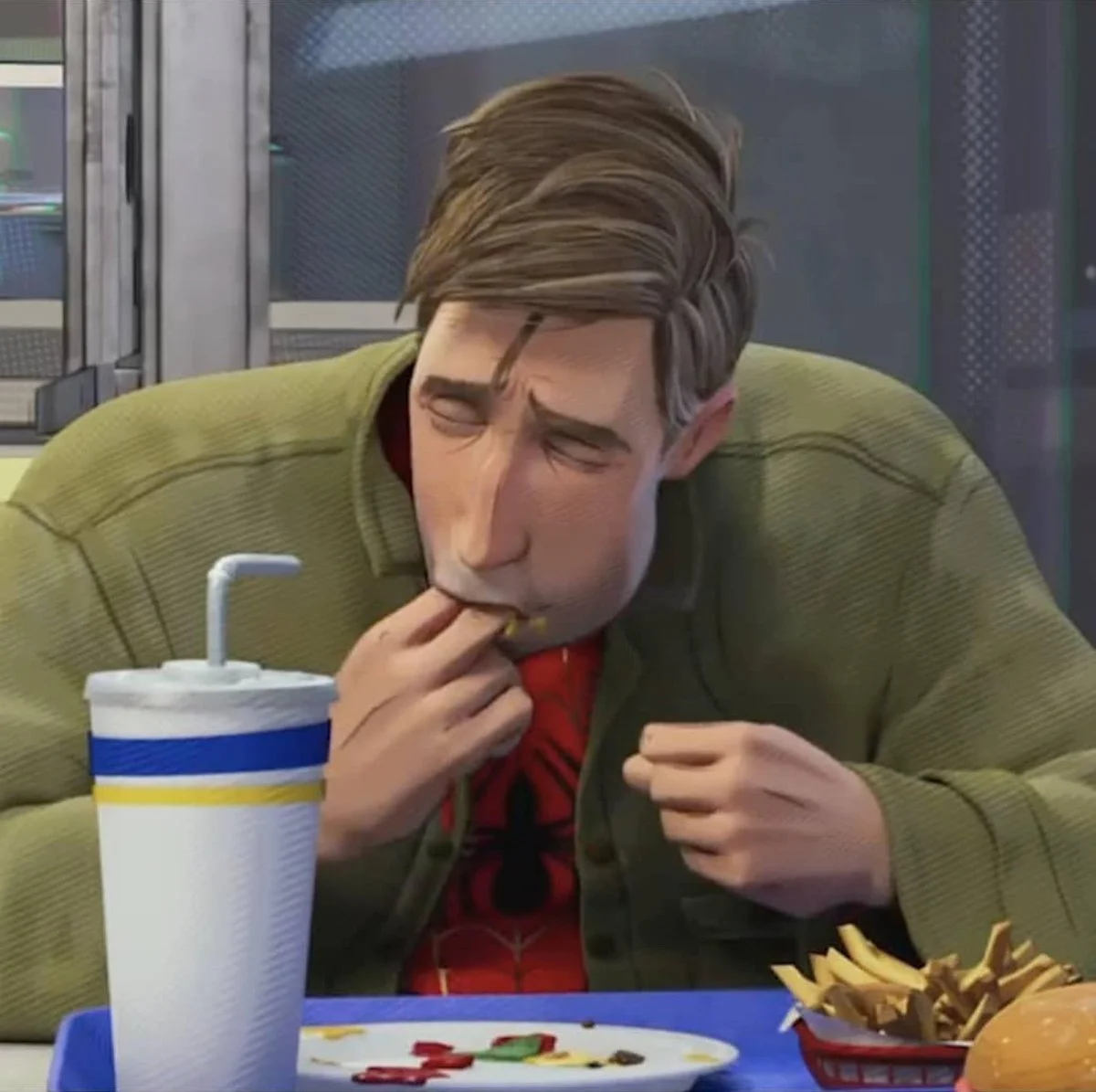Peter B. Parker Sucking Fingers