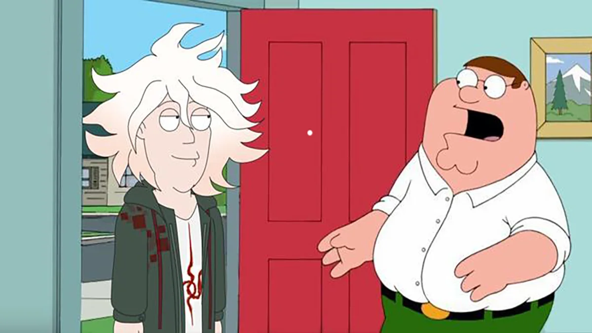 The Family Guy scene that inspired the 'Holy Crap Lois, It's X' meme template.