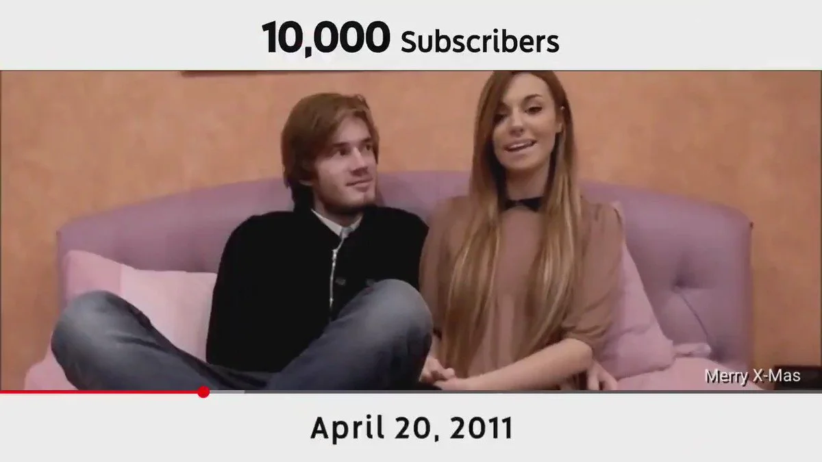 PewDiePie replies to a Dalai Lama tweet with his signature Shrek 'cringe compilation' meme, part of his running joke with the spiritual leader's posts.