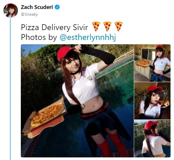 Classic 'Disappointed' four-panel joke about being attracted to the cosplay before learning it is Sneaky.