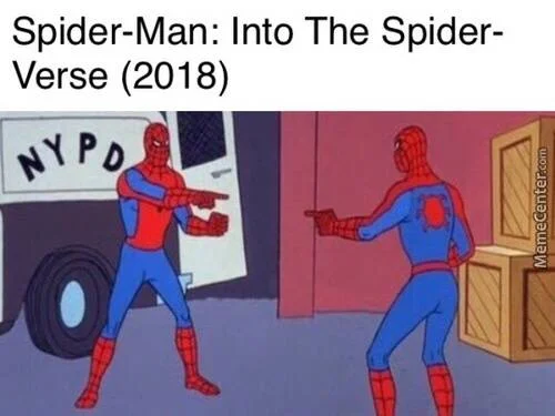 Pointing Spider-Man