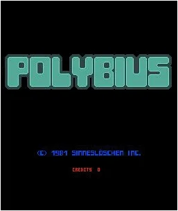 The retro arcade title screen.