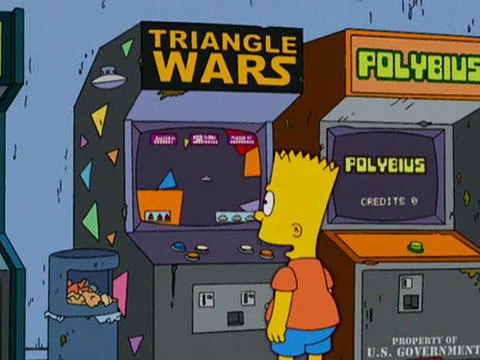 Polybius referenced in The Simpsons.