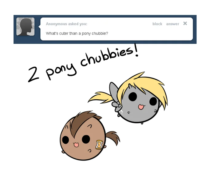 The Pony Chubbies ask-blog meme.