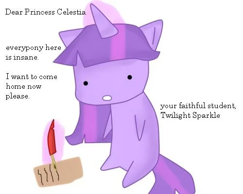 The Dear Princess Celestia meme.