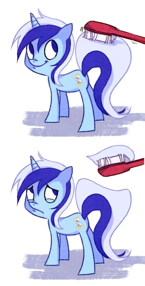 Minuette reimagined as a toothbrush.