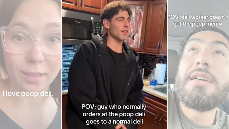 The viral Poop Deli TikTok meme.