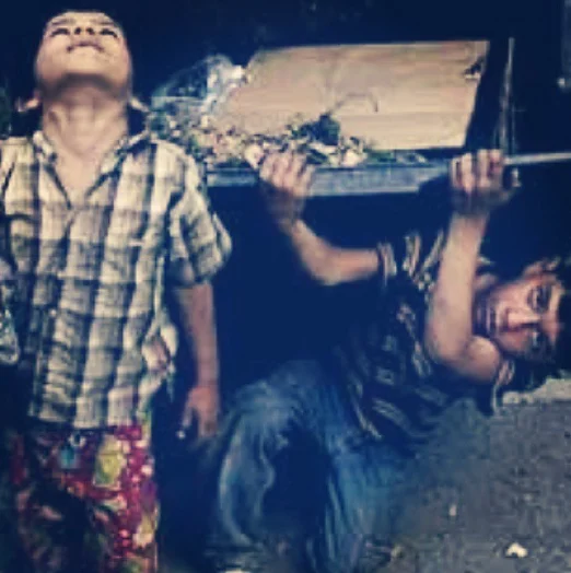 Child labor and urban poverty reality.