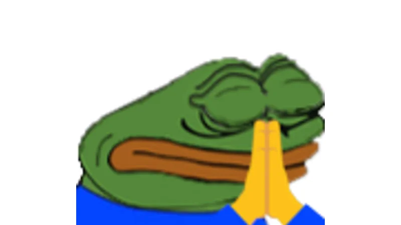 The most recognizable Prayge emote.
