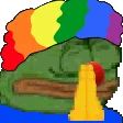 Rainbow-colored Prayge variant.