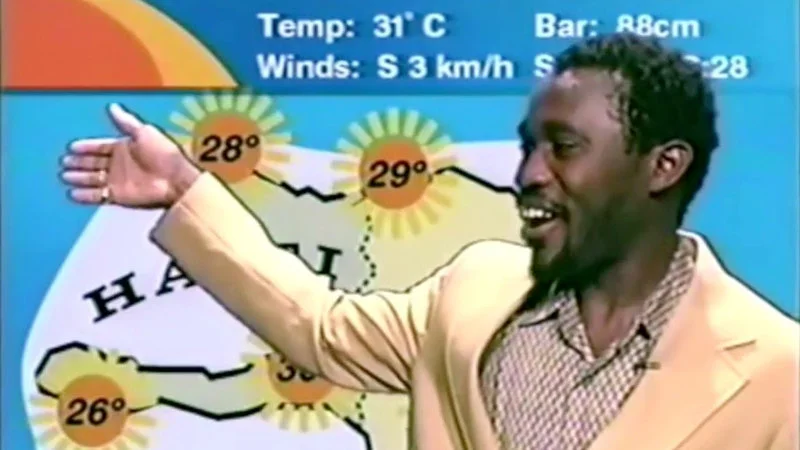 The iconic hot weather forecast template.