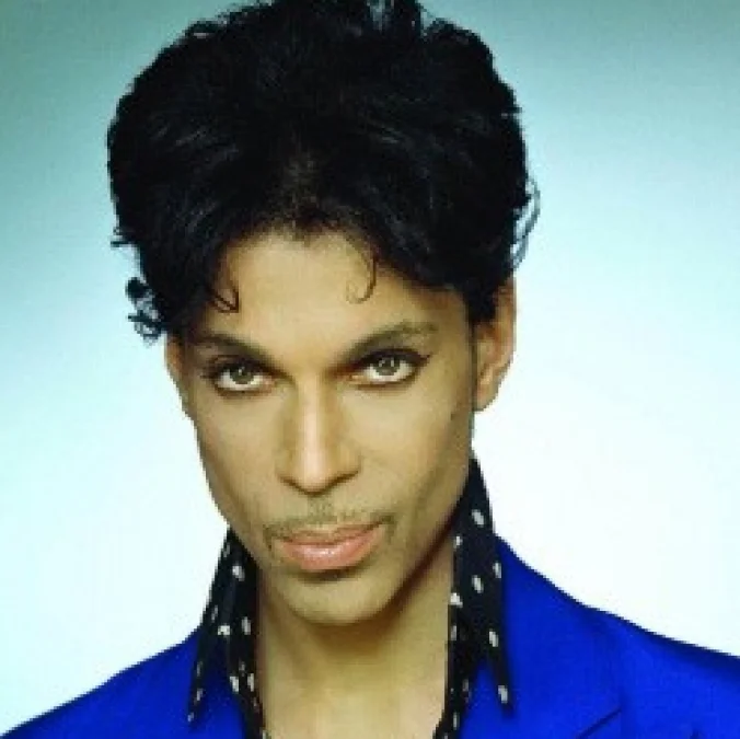 Iconic portrait of the musician Prince, whose death in April 2016 sparked a wave of internet tributes.