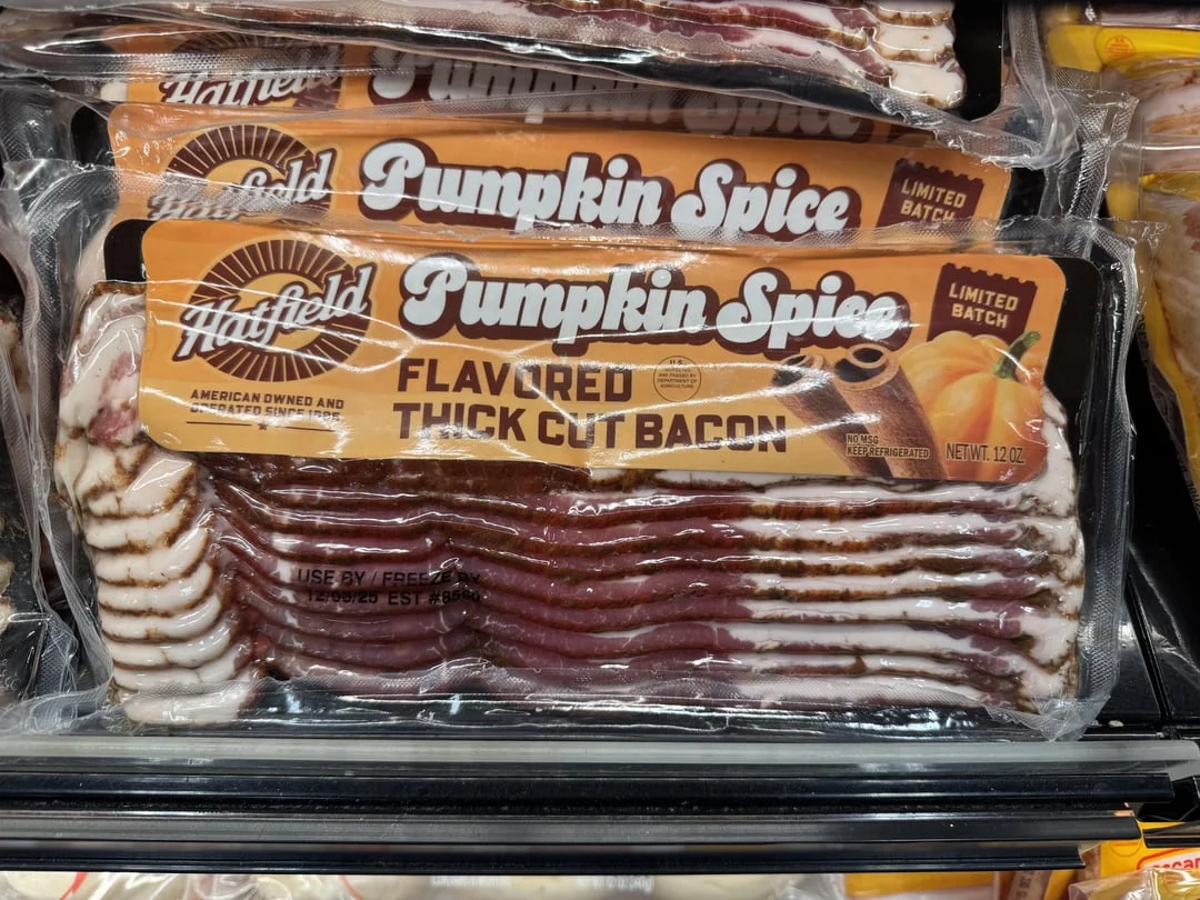 Pumpkin spice flavored bacon exemplifies how the PSL-driven pumpkin spice craze expanded far beyond coffee into every category imaginable.