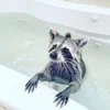Pumpkin's iconic bathtub portrait that captivated millions.