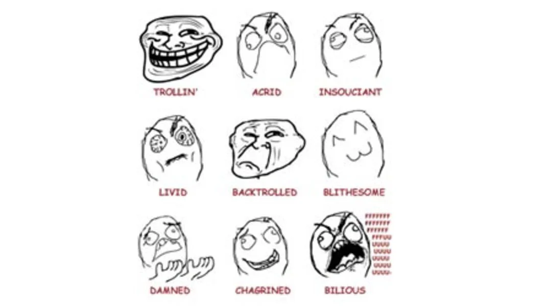 Core rage comics character set defining the 2008-2012 meme format.