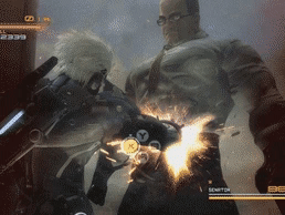 Raiden Punching Armstrong Standing Here I Realize