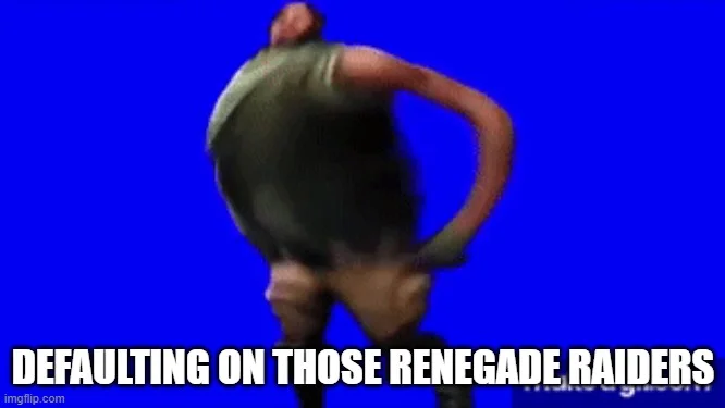 Meme confusing Renegade dance with Fortnite Renegade Raider skin.