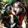 Romantic illustration emphasizing the R+L=J union and secret bond.