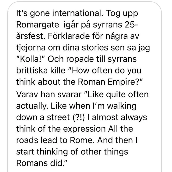 Foundational Roman Empire question meme.