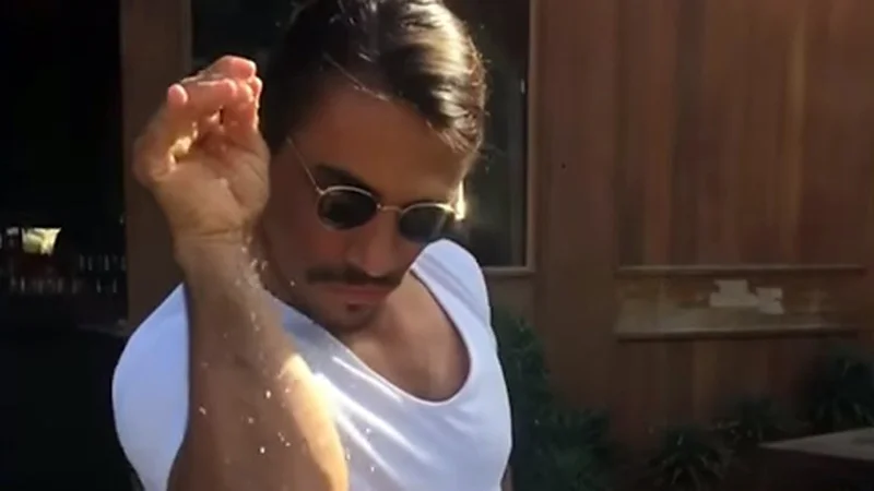 The definitive Salt Bae image that launched the viral meme in 2017.