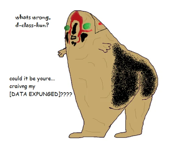 SCP entity attempts romantic dialogue with D-Class personnel.
