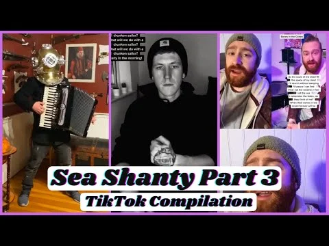 Sea Shanty TikTok Part 3 with multiple harmonies.