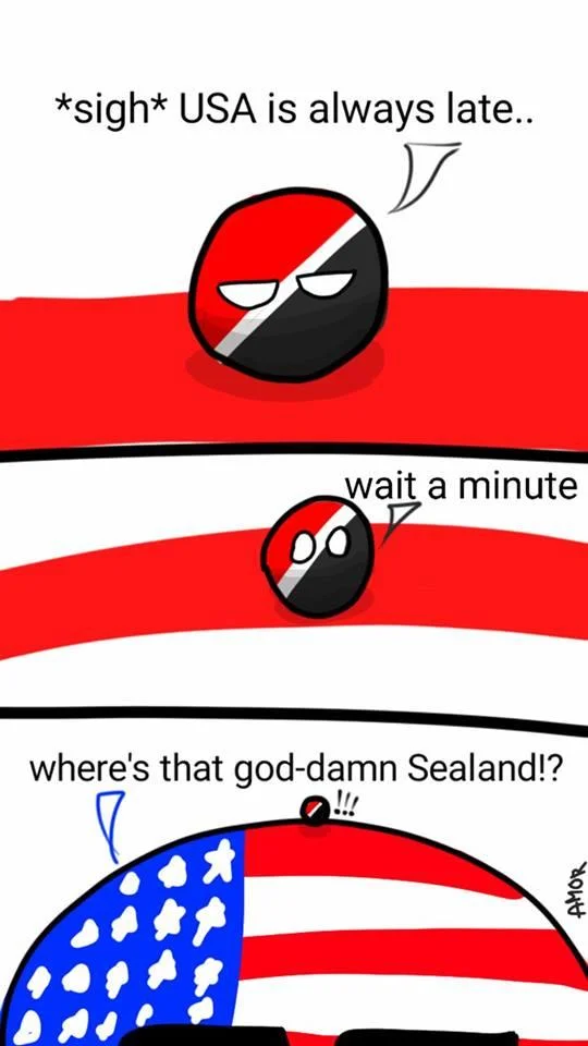 The official flag of the Principality of Sealand, used as a symbol of the self-proclaimed micronation.