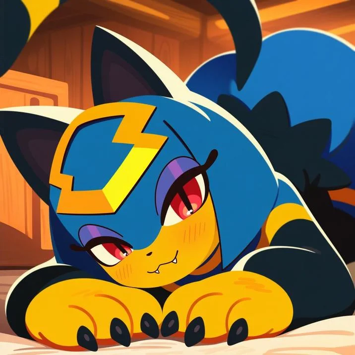 Cartoon-style fan art of Sekhmet, one of many illustrations posted after her June 2026 reveal.
