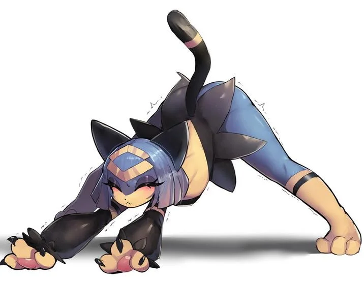 Anthropomorphic fan art of Sekhmet, showing the character that fueled much of the meme's popularity.