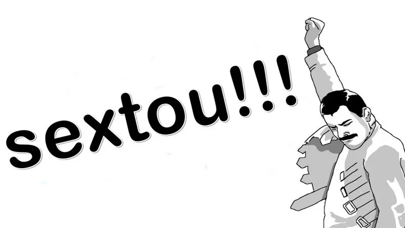 Freddie Mercury celebrates with Sextou.