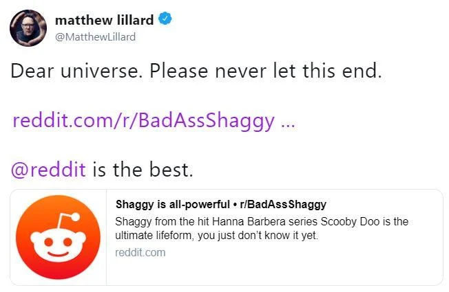 Screenshot of the viral petition to add Shaggy as a DLC fighter in Mortal Kombat 11, a real-world outgrowth of the meme.