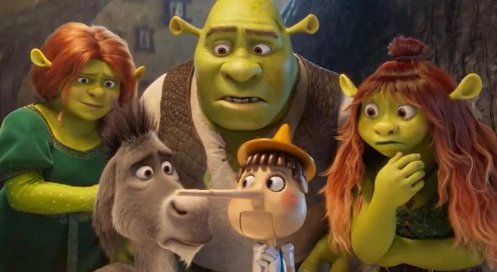 Shrek 5 official character redesign artwork.